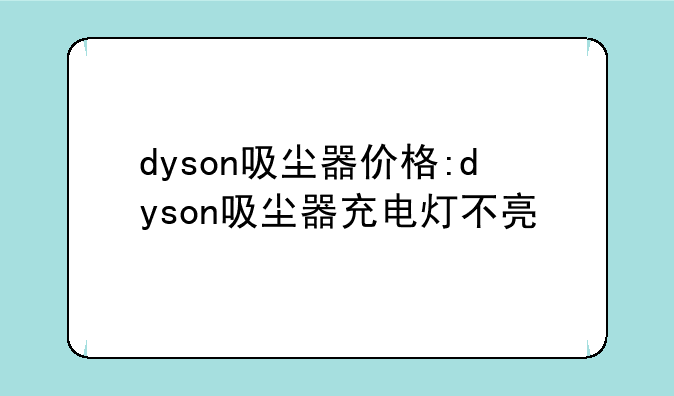 dyson吸尘器价格:dyson吸尘器充电灯不亮