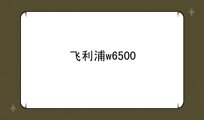 飞利浦w6500